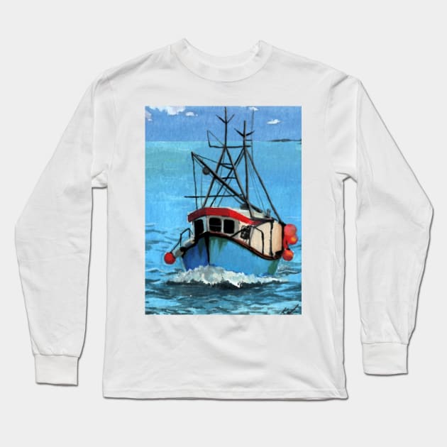 Sail away Long Sleeve T-Shirt by Ka.Arts